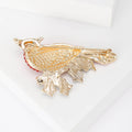 Alloy Branch Bird Brooch Pin For Women Coats And Anti Exposure view 3