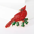 Alloy Branch Bird Brooch Pin For Women Coats And Anti Exposure view 1
