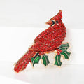 Alloy Branch Bird Brooch Pin For Women Coats And Anti Exposure view 4