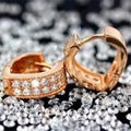 Heart Shape Hollow Filigree Earrings Exaggerated Banquet Wedding Ear Clips For Men And Women view 1