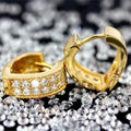 Heart Shape Hollow Filigree Earrings Exaggerated Banquet Wedding Ear Clips For Men And Women view 2