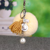 Beige Hat-Pom