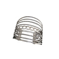 Korean Style Metal Open Bangle For Women, Multilayer Hollow Geometric Round Design view 5