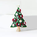 Alloy Enamel Christmas Tree Brooch Pin For Holiday Apparel – Multicolor view 2
