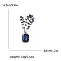 Alloy Crystal Potted Plant Brooch For Creative Clothing Decoration view 5