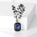 Alloy Crystal Potted Plant Brooch For Creative Clothing Decoration view 4