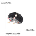Alloy Hedgehog Brooch Pin For Cute Animal Clothing Decoration view 5