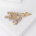 Alloy Rhinestone Wheat Ladybug Brooch Pin For Suits Coats And Shawls view 3