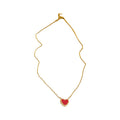Double Sided Heart Stainless Steel Clavicle Necklace Korean Minimalist Elegant Choker Jewelry view 5
