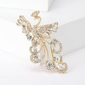 Metal Alloy Rhinestone Phoenix Brooch For Sweaters And Blazers view 6