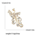 Metal Alloy Rhinestone Phoenix Brooch For Sweaters And Blazers view 5