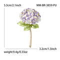 Alloy Enamel Hydrangea Brooch Pin For Suits And Coats view 4