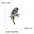 Alloy Crystal Enamel Pearl Animal Brooch Pin For Clothing Decoration view 5