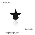 Alloy Enamel Pearl Star Brooch Pin For Fashion Garment Accessories view 5