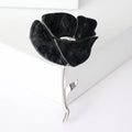 Alloy Rose Flower Brooch Pin For Women's Apparel Decoration view 3