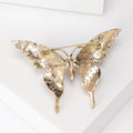 Alloy Enamel Butterfly Brooch With Rhinestones For Insect Jewelry view 3