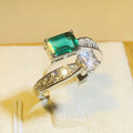 European American Open Ring For Women, Vintage Princess Style Adjustable Statement Finger Ring view 4