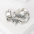 Alloy Enamel Rhinestone Snowman Brooch For Christmas Lapel Decoration view 3