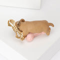 Cute Enamel Alloy Dog Brooch For Unisex Clothing Accessories view 3