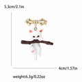 Alloy Enamel Cat On Branch Brooch Pin For Cute Apparel view 5