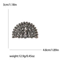 Alloy Rhinestone Peacock Brooch Pin For Statement Fashion Accessories view 5