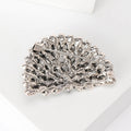 Alloy Rhinestone Peacock Brooch Pin For Statement Fashion Accessories view 3