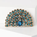 Alloy Rhinestone Peacock Brooch Pin For Statement Fashion Accessories view 4