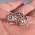 Minimalist Heart To Heart Ear Cuff Earrings For Women, Metal Water Drop Shape Versatile Jewelry view 5