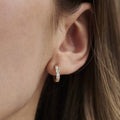 2023 Korean Style Classic Hollow Round Hoop Earrings Elegant Versatile Ear Cuffs view 4