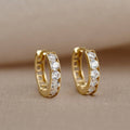 2023 Korean Style Classic Hollow Round Hoop Earrings Elegant Versatile Ear Cuffs view 2