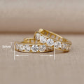 2023 Korean Style Classic Hollow Round Hoop Earrings Elegant Versatile Ear Cuffs view 5