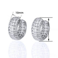 Vintage Geometric Metal Hoop Earrings For Women, European American Fashion Round Circle Ear Jewelry view 5