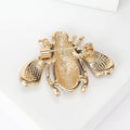 Alloy Enamel Bee Brooch For Minimalist Coat And Apparel Accessories view 3