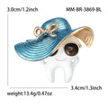 Alloy Enamel Tooth Brooch Cute Cartoon Lapel Pin For Suits view 5