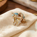 Alloy Enamel Tooth Brooch Cute Cartoon Lapel Pin For Suits view 4