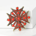 Alloy Turkish Eight Point Star Brooch Pin For Bohemian Outfits view 4