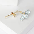 Alloy Painted Morning Glory Brooch Pin For Coats And Suits view 4
