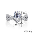 2023 New Crown Ring For Women, European American Light Luxury Coronation Wing Fashion Jewelry view 5