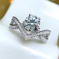 2023 New Crown Ring For Women, European American Light Luxury Coronation Wing Fashion Jewelry view 3