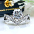 2023 New Crown Ring For Women, European American Light Luxury Coronation Wing Fashion Jewelry view 2