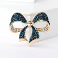 Alloy Rhinestone Bow Brooch Pin For Coats Cardigans And Scarves view 6