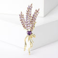 Alloy Zircon Wheat Brooch For Suit Jacket Apparel Accessories view 6