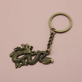 Zinc Alloy Simple Dragon Keychain Bag Charm Gift view 6