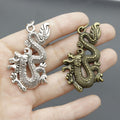 Zinc Alloy Simple Dragon Keychain Bag Charm Gift view 4