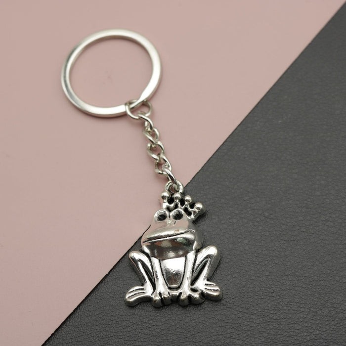 Zinc Alloy Frog Keychain Animal Bag Charm Gift