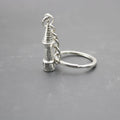 Zinc Alloy Lighthouse Keychain Bag Charm Gift view 3