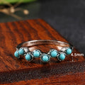 Minimalist Stacked Row Ring For Women, Fashion Niche Design Index Finger Pinky Commute Band view 4