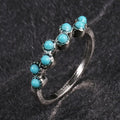 Minimalist Stacked Row Ring For Women, Fashion Niche Design Index Finger Pinky Commute Band view 2