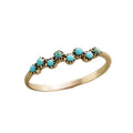 Minimalist Stacked Row Ring For Women, Fashion Niche Design Index Finger Pinky Commute Band view 5