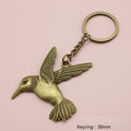 Metal Flying Bird Keychain Bag Charm (1814) view 2